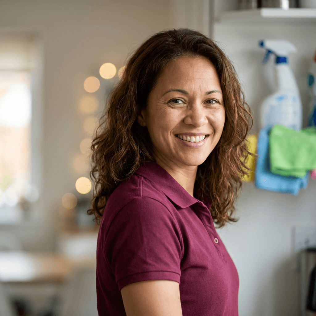 Jessica Martinez, cleaning and organization specialist at Organized Spaces