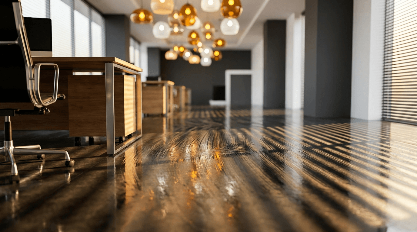 Mopping and deodorizing garage floor